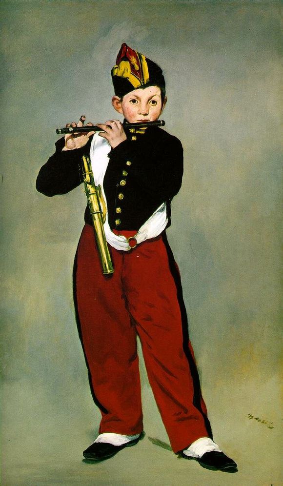 The Fifer, 1866 - Edouard Manet Painting